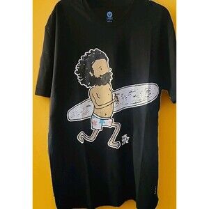 Vast Life Surf Graphic T Shirt XL NWT Yogi Sprints B15 Streetwear Nice Beach